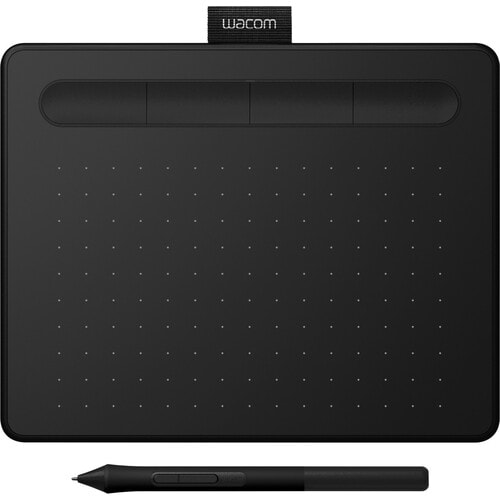 Wacom Intuos S CTL-4100K Graphics Tablet - 2540 lpi - Cable - Black - 152 mm x 95 mm Active Area - 4096 Pressure Level - P