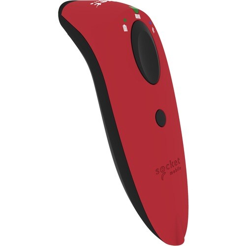 Socket Mobile SocketScan S700 Handheld Barcode Scanner - Wireless Connectivity - Red - 1D - Imager - Bluetooth