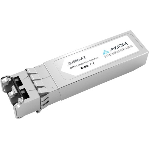 Axiom 10GBASE-SR SFP+ Transceiver for Aruba - J9150D - 100% Aruba Compatible 10GBASE-SR SFP+ 10GBASE-SR SFP+
