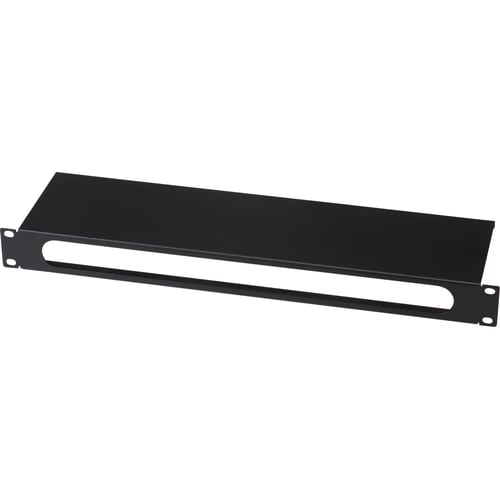 Assmann Kabelführung - Schwarz - Kabelmanagement-Panel - 1U Rack Height x 19" Panel Width