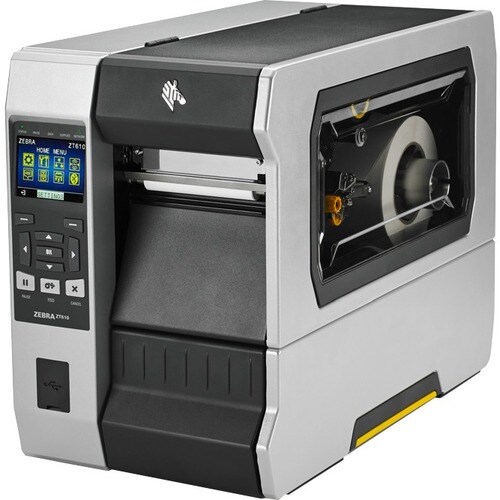 Zebra ZT610 Desktop Direct Thermal/Thermal Transfer Printer - Monochrome - Label Print - USB - Serial - Bluetooth - 100" P