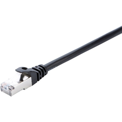V7 V7CAT6STP-05M-BLK-1E 5 m Category 6 Network Cable for Modem, Router, Hub, Patch Panel, Wallplate, PC, Network Card, Net