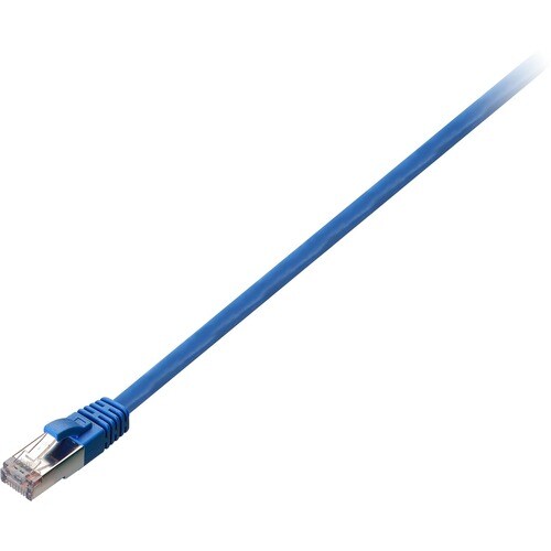 V7 V7CAT6STP-05M-BLU-1E 5 m Category 6 Network Cable for Modem, Router, Hub, Patch Panel, Wallplate, PC, Network Card, Net