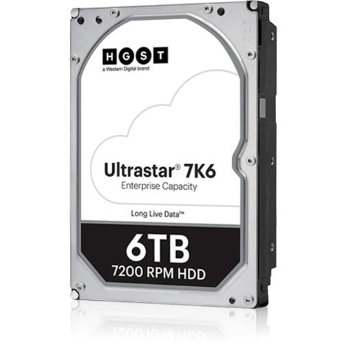 HGST Ultrastar 7K6 HUS726T6TAL4204 6 TB Hard Drive - 3.5" Internal - SAS (12Gb/s SAS) - Server Device Supported - 7200rpm 