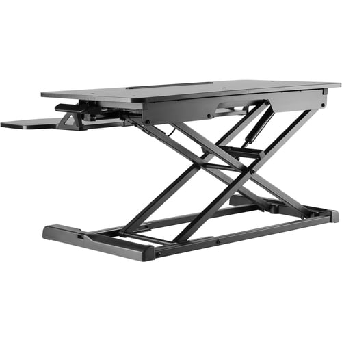 Amer Mounts Sit-Stand Integrated Desk Workstation - 15 kg Load Capacity - 19.70" (500.38 mm) Height x 24.20" (614.68 mm) W