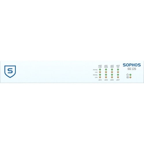 Sophos SG 125w Network Security/Firewall Appliance - 8 Port - 1000Base-T - Gigabit Ethernet - Wireless LAN IEEE 802.11ac -