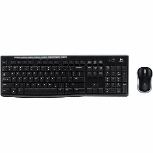 Logitech Wireless Combo MK270 Keyboard & Mouse - Danish, Finnish, Swedish, Norwegian - 1 - USB Wireless RF 2.40 GHz Keyboa
