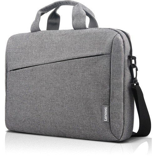 Lenovo T210 Carrying Case for 39.6 cm (15.6") Notebook, Book - Grey - Water Resistant - Polyester Body - Handle, Luggage S