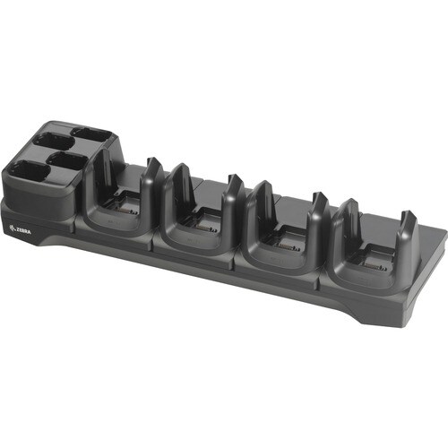 Zebra ShareCradle Kabelgebundenes Cradle für Mobilcomputer - 4 Steckplatz/-plätze - Ladefunktion - USB - Schwarz