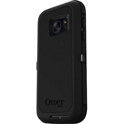 OtterBox Defender Rugged Carrying Case (Holster) Samsung Galaxy S7 Smartphone - Black - Dirt Resistant, Bump Resistant, Sc