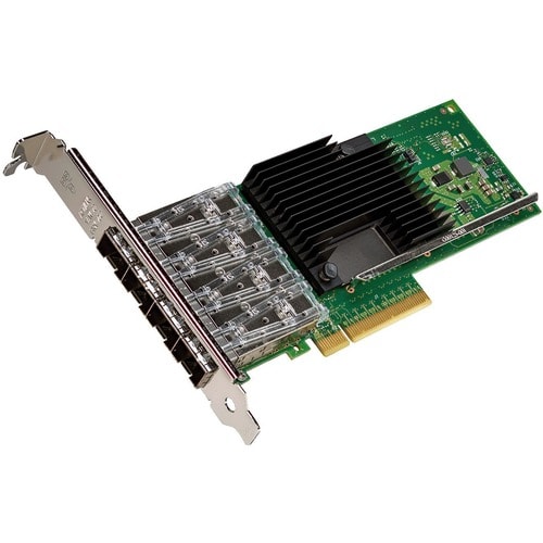 Intel X710-DA4 10Gigabit Ethernet Card for Server - Plug-in Card - PCI Express 3.0 x8 - 4 Port(s) - Optical Fiber
