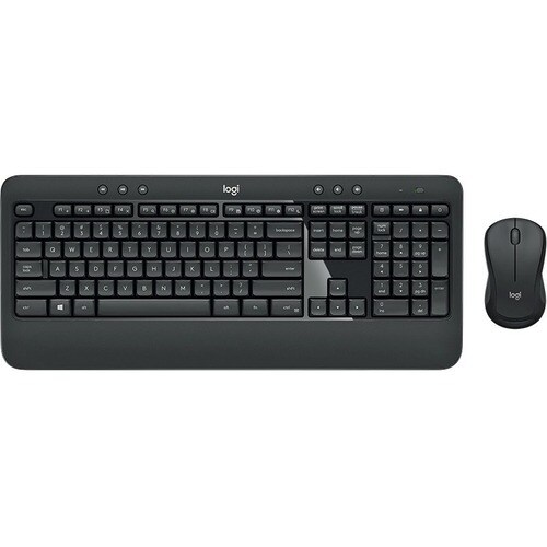 Logitech MK540 Keyboard & Mouse - AZERTY - Belgian - USB Wireless RF - USB Wireless RF - Optical - 1000 dpi - Scroll Wheel