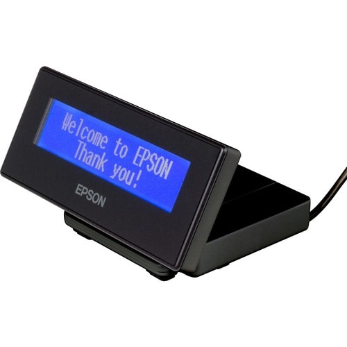 Display da tavolo Epson DM-D30 (111) - Nero - VFD Display - 2 Linee x 20 Colonna - USB