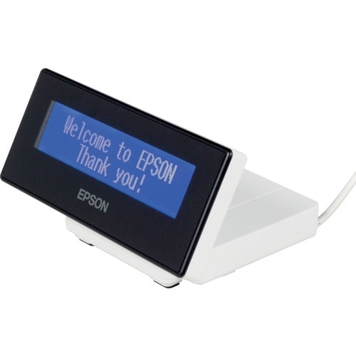 Display da tavolo Epson DM-D30 (101) - Bianco - VFD Display - 2 Linee x 20 Colonna - USB