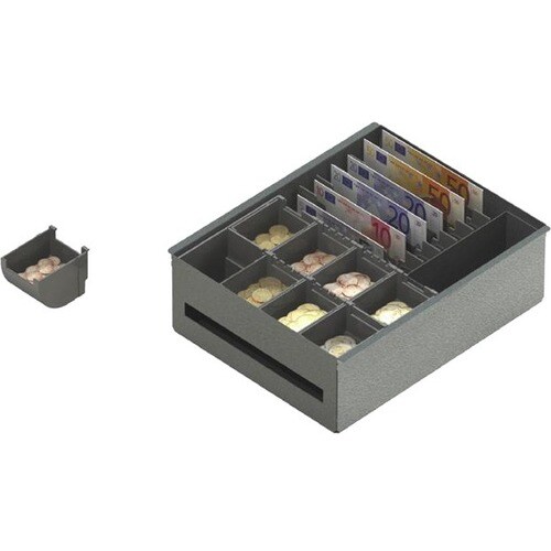 Inserto per cassetto cassa apg - 6 Banconota/8 Coin Compartment(s) - Con dorsi plastici