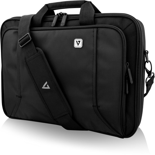 V7 PROFESSIONAL CCP16-BLK-9E Tasche für 39,6 cm (15,6 Zoll) Notebook - Schwarz - Witterungsbeständig - Griff - 289,6 mm Hö
