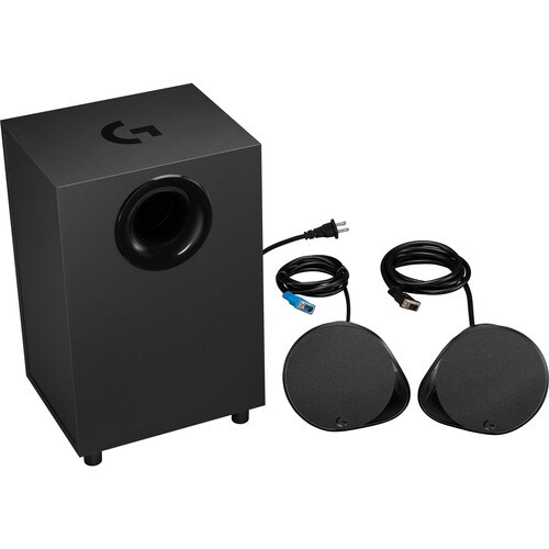 Logitech LIGHTSYNC G560 2.1 Bluetooth Lautsprechersystem - 120 W RMS - Schwarz - 40 Hz bis 18 kHz Frequenzgang - DTS:X - USB