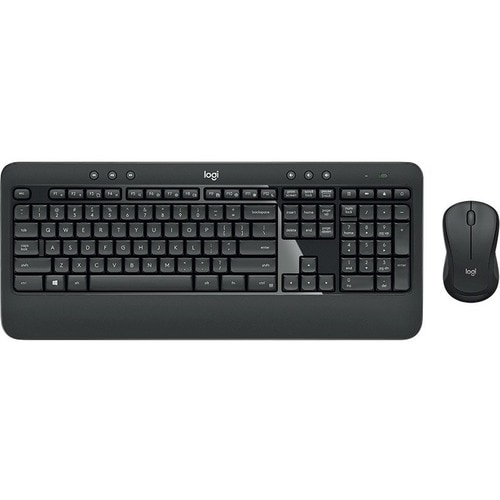 Logitech MK540 Keyboard & Mouse - QWERTY - English (UK) - USB Wireless RF - USB Wireless RF - Optical - 1000 dpi - Scroll 