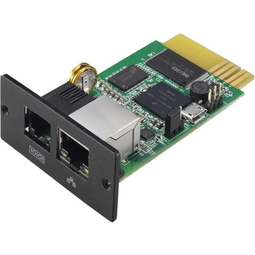 Salicru UPS Management Adapter - 2 x Network (RJ-45) Port(s) - Black, Green