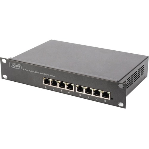 Digitus 8 Ports Ethernet Switch - 2 Layer Supported - Twisted Pair