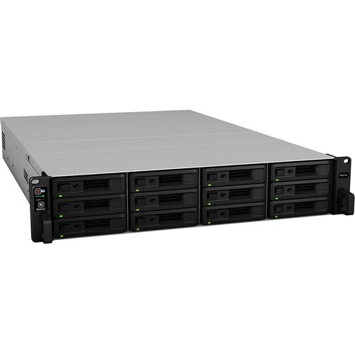 Synology RackStation RS3618XS 12 x Total Bays SAN/NAS Storage System - Intel Xeon D-1521 Quad-core (4 Core) 2.40 GHz - 8 G