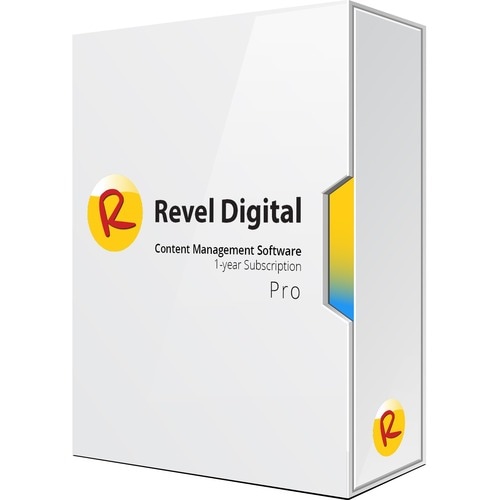 ViewSonic Revel Digital Pro Version - Subscription Plan License Key - 1 Device - 1 Year - Revel Digital Pro Version - Subs