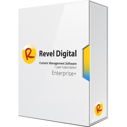 ViewSonic Revel Digital CMS Enterprise+ - Subscription Plan License Key - 1 Device - 1 Year - Revel Digital CMS Enterprise