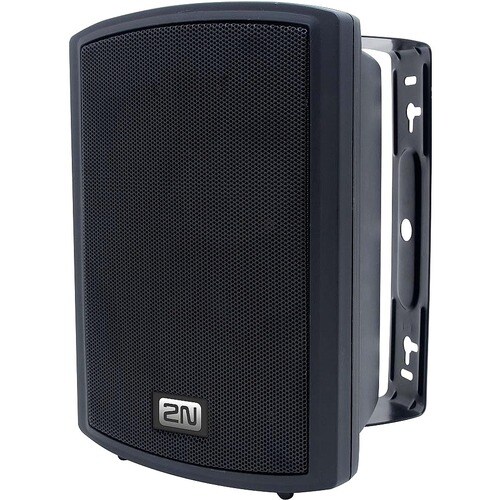 2N SIP Wall Mountable Speaker - 8 W RMS - Black - 12 W (PMPO) Woofer Tweeter Midrange - 75 Hz to 20 kHz - 8 Ohm