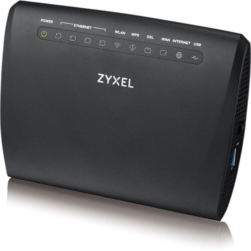 ZYXEL VMG3312-T20A Wi-Fi 4 IEEE 802.11n Ethernet, VDSL2 Modem/Wireless Router - 2.40 GHz ISM Band - 2 x Antenna(2 x Intern