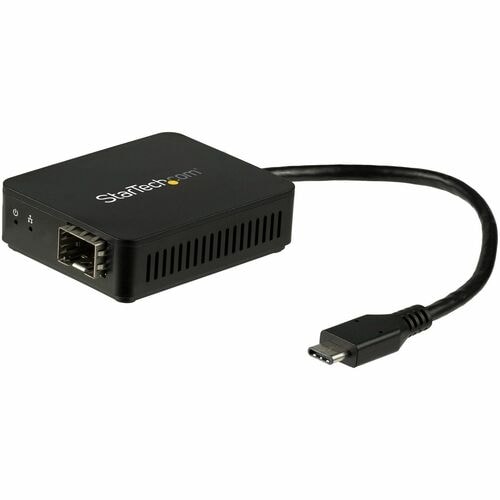 StarTech.com USB C to Fiber Optic Converter - Open SFP - USB 3.0 Gigabit Ethernet Network Adapter - 1000BASE-SX/LX - Windo