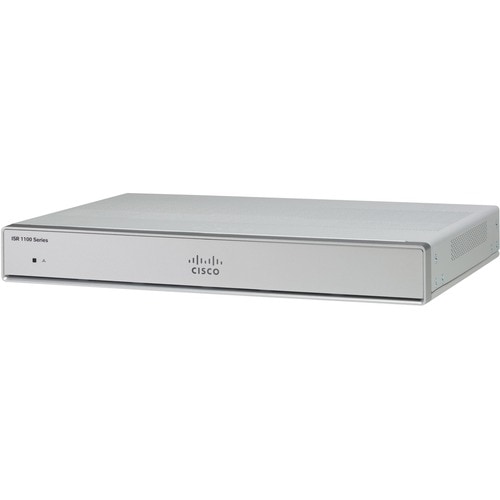 Cisco 1100 C1117-4PM Router - 5 Ports - PoE Ports - Management Port - 1 - Gigabit Ethernet - ADSL - Rack-mountable, Desktop