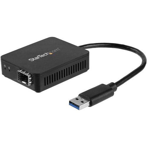 StarTech.com Transceiver/Media Converter - USB 3.0 to Fiber Optic Converter - USB to SFP Adapter - Gigabit Network Adapter