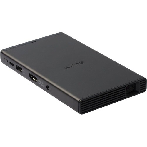 Sony MP-CD1 DLP Projector - 16:9 - 854 x 480 - Front, Ceiling - 50000 Hour Normal Mode - 400:1 - 105 lm - HDMI - USB