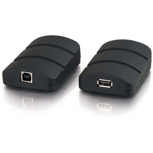 C2G USB 2.0 Over Cat5 Superbooster Dongle Kit - PVC - Black