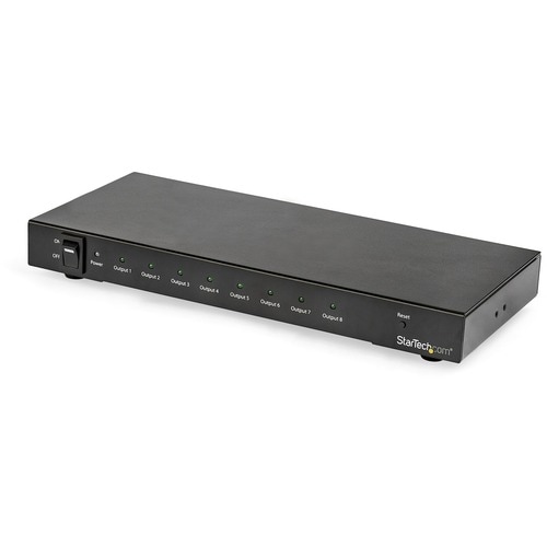 StarTech.com 8 Port 4K 60Hz HDMI Splitter - HDR Unterstützung - 7.1 Surround Audio Sound - 3840 × 2160 - 1 x HDMI Ein - 8 