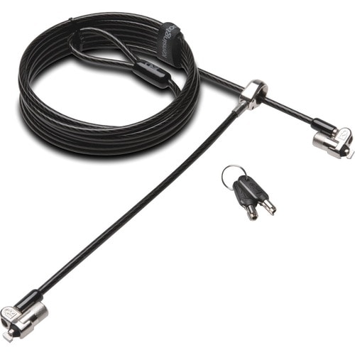 Kensington MicroSaver Kabelschloss Für Notebook - Schloss mit Schlüssel - Schwarz - Karbonstahl - für Notebook