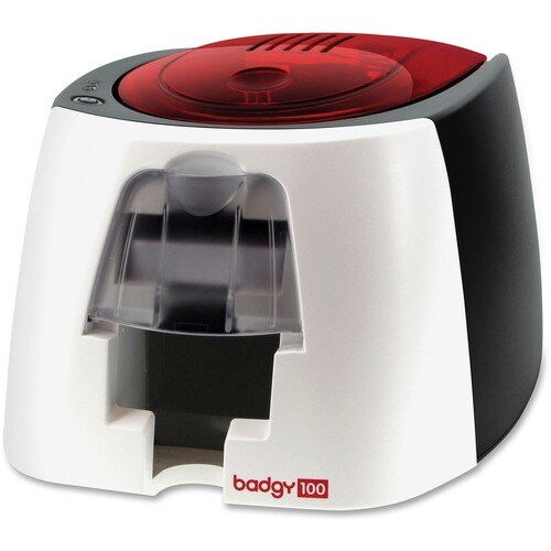 Evolis Badgy100 Single Sided Dye Sublimation/Thermal Transfer Printer - Colour - Card Print - USB - 16 Second Mono - 45 Se