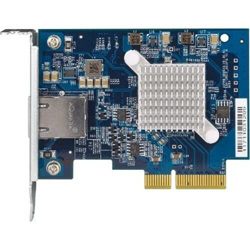 QNAP QXG-10G1T 10Gigabit Ethernet Card for Server - 10GBase-T - Plug-in Card - PCI Express 3.0 x4 - 1 Port(s) - 1 - Twiste