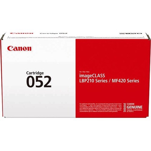 Canon 052 Original Laser Toner Cartridge - Black Pack - 3100 Pages