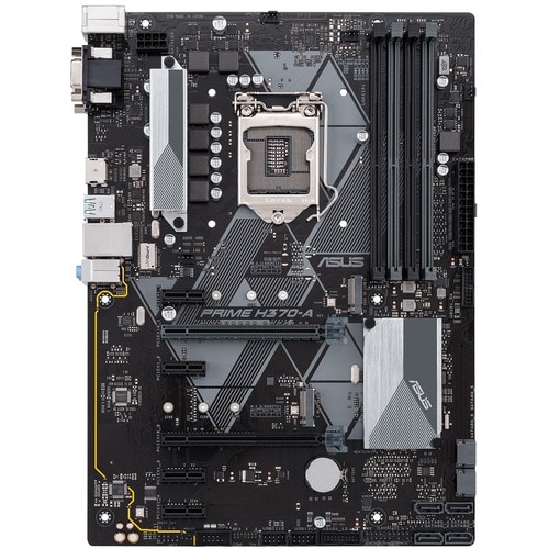 Asus Prime H370-A Desktop Motherboard - Intel H370 Chipset - Socket H4 LGA-1151 - Intel Optane Memory Ready - ATX - Core i