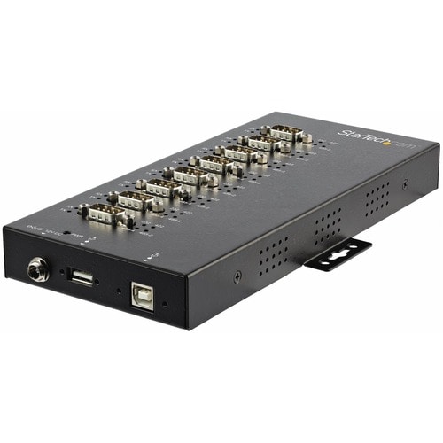 StarTech.com 8 Port Industrial USB to RS-232/422/485 Serial Adapter - 15 kV ESD Protection - USB to Serial Adapter - USB -