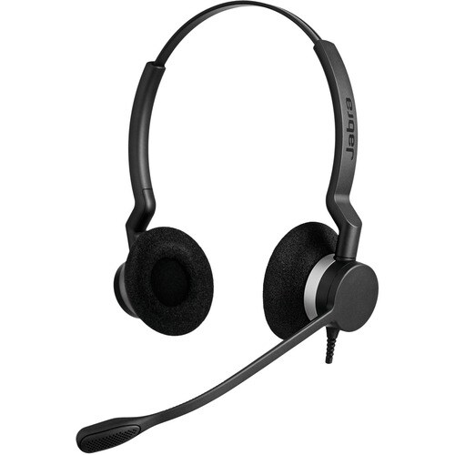 Jabra Wired Over-the-head Stereo Headset - Binaural - Supra-aural - Noise Cancelling Microphone - Quick Disconnect
