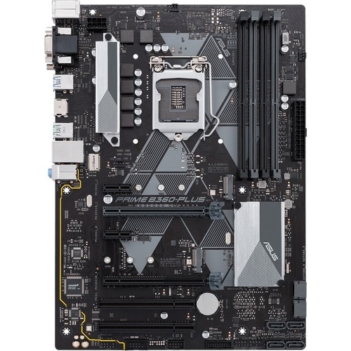 Asus Prime B360-Plus Desktop Motherboard - Intel H370 Chipset - Socket H4 LGA-1151 - Intel Optane Memory Ready - ATX - Cor