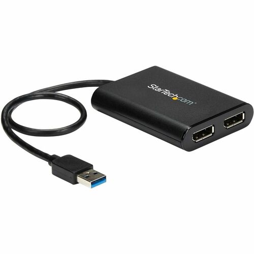 StarTech.com Adattatore USB a due DisplayPort - 4K 60 Hz - USB 3.0 (5 Gbps) - Adattatore Dual DisplayPort - 3840 x 2160 Su