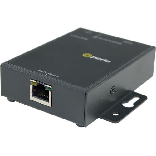 Perle eR-S1110 Ethernet Repeater - 2 x Network (RJ-45) - 10/100/1000Base-T - Wall Mountable, Rail-mountable, Panel Mount