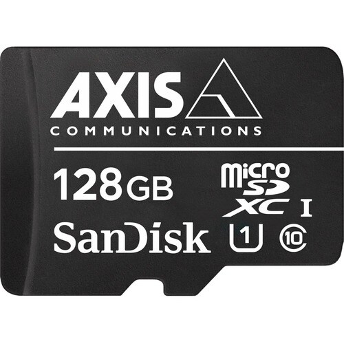 microSDXC AXIS - 128 GB - Class 10/UHS-I (U1) - 80 MB/s Leer - 80 MB/s Escribir