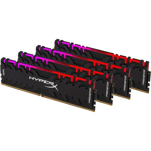 Kingston HyperX Predator 32GB DDR4 SDRAM Memory Module - 32 GB (4 x 8GB) - DDR4-2933/PC4-23466 DDR4 SDRAM - 2933 MHz - CL1