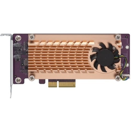 QNAP Dual M.2 22110/2280 PCIe SSD Expansion Card