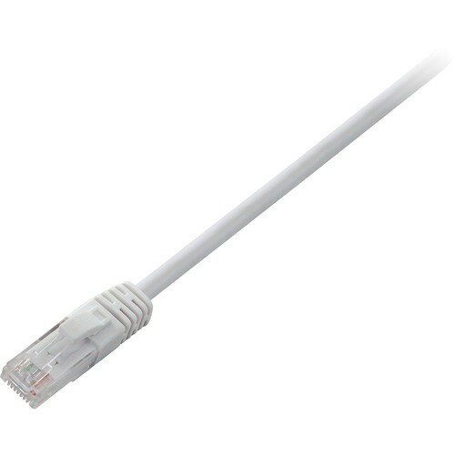 V7 V7CAT6UTP-02M-WHT-1E 2.01 m Category 6 Network Cable - V7 White Cat6 Unshielded (UTP) Cable RJ45 Male to RJ45 Male 2m 6
