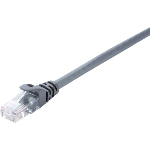 Câble réseau V7 V7CAT6UTP-01M-GRY-1E - 1,01 m Catégorie 6 - Cable for Modem, Routeur, Concentrateur, Panneau, Plaque mural